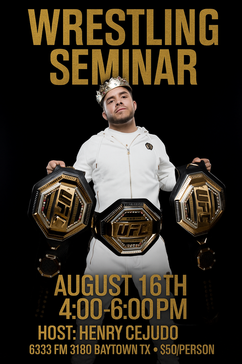 Henry Cejudo “Triple C”Wrestling Seminar